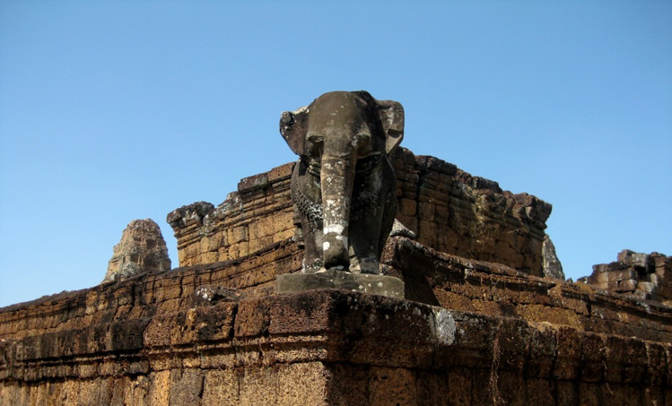 East Mebon Elephant Statue Angkor Wat