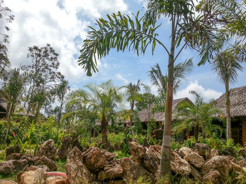 Der Garten des Phu Quoc Dragon Hotel