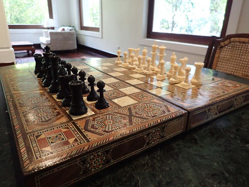 Belmond La Residence Phu Vao Details Chess Set