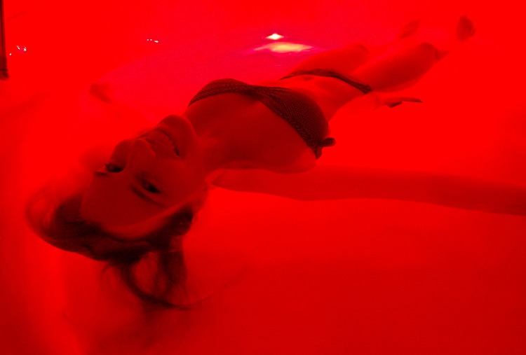 Floating in Red Water