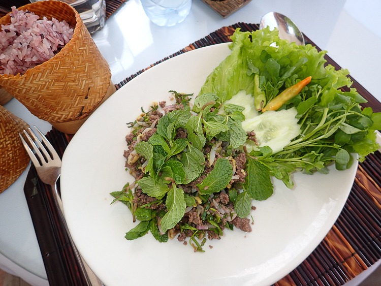 Lao Food Beef Larb