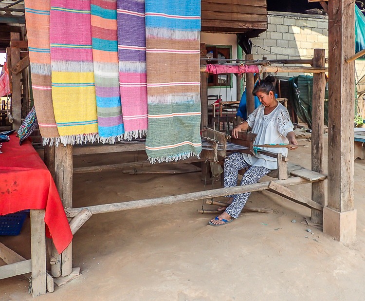 Scarf Weaving Laos