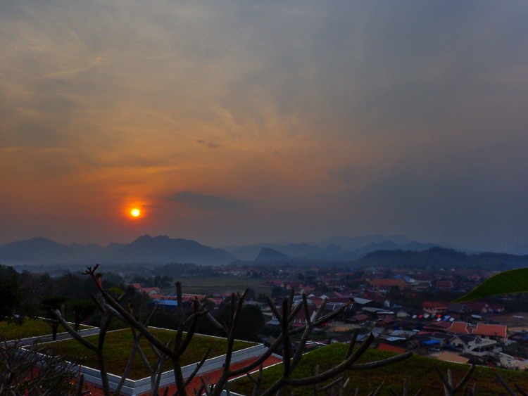 Sunset over Luang Prabang Photo