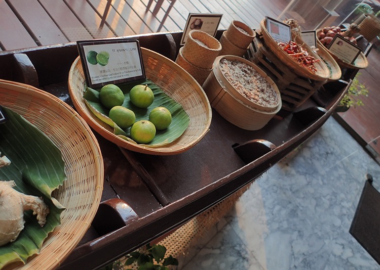 Thai Ingredients Basket Display