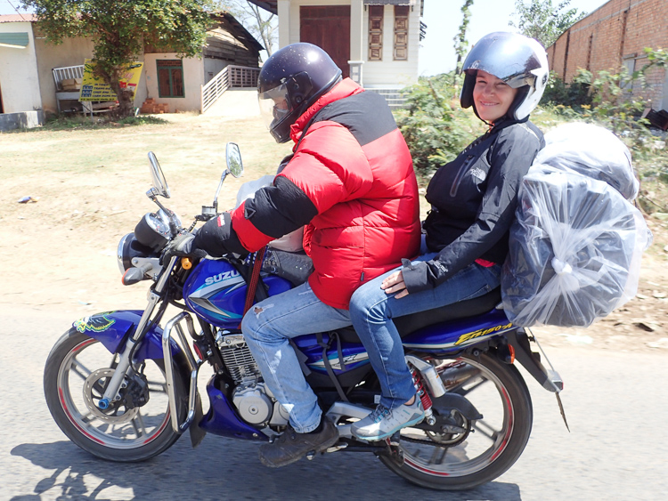 Easy Riders Vietnam Motorbike with luggage