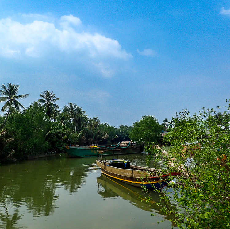 Boats on the Mekong