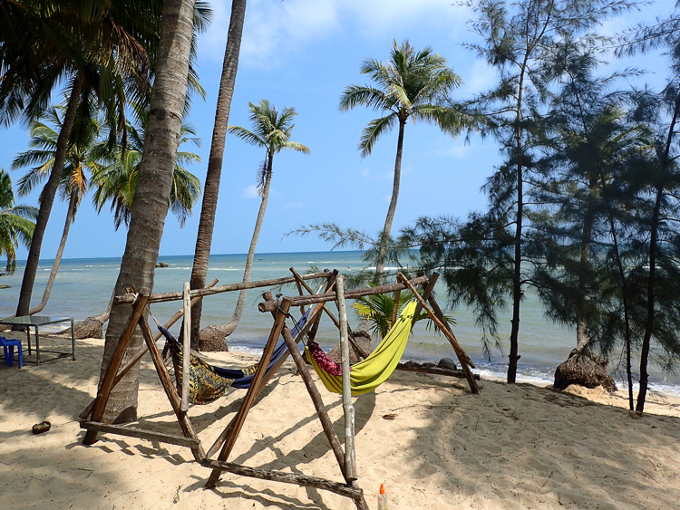 Hammocks at Kiki Coconut Beach Resort