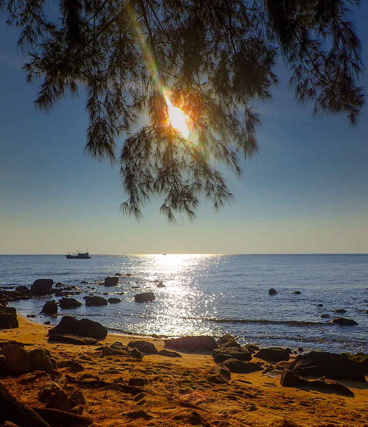 Ong Lang Strand Sonnenuntergang in Phu Quoc