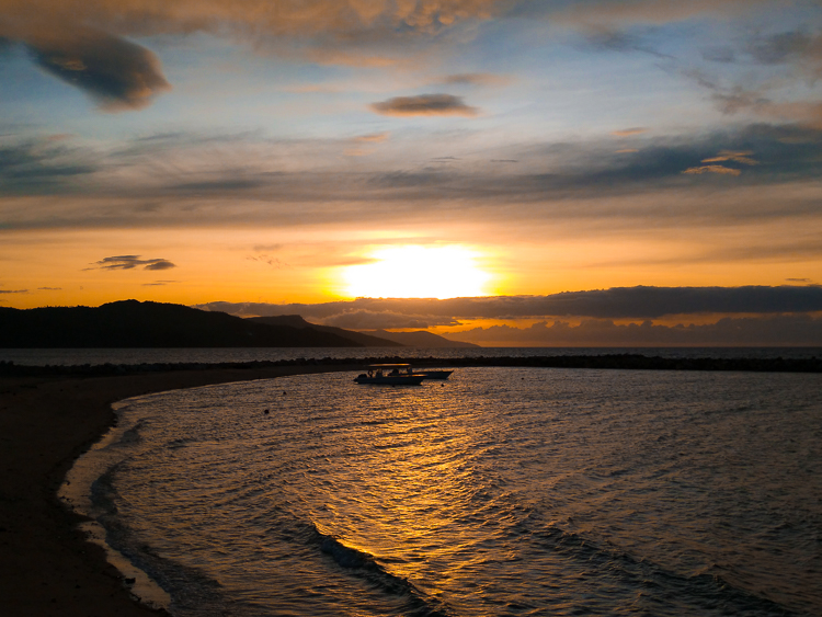 Sunrise at Misibis Bay Cagraray Island