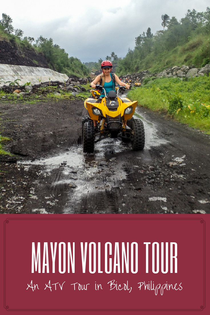 Mayon Volcano Tour on an ATV (All Terrain Vehicle) in the Philippines