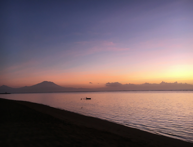 Sunrise in Bali, Indonesia