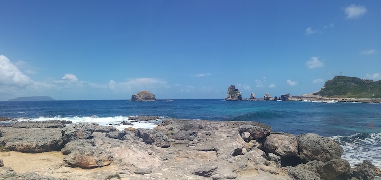Panorama pointe des chateaux guadeloupe