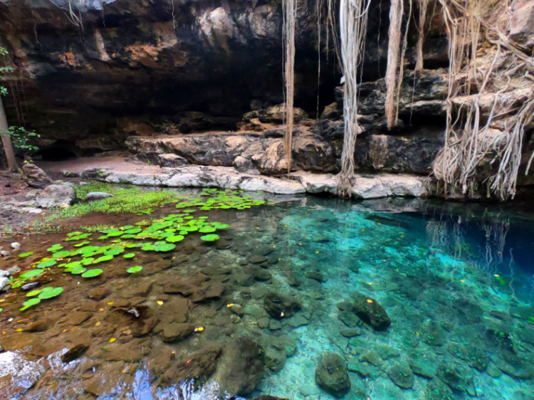 Swimming Cenotes Summer Vacation Mexico