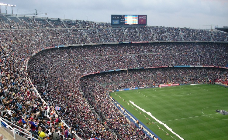Camp Nou Barcelona in September